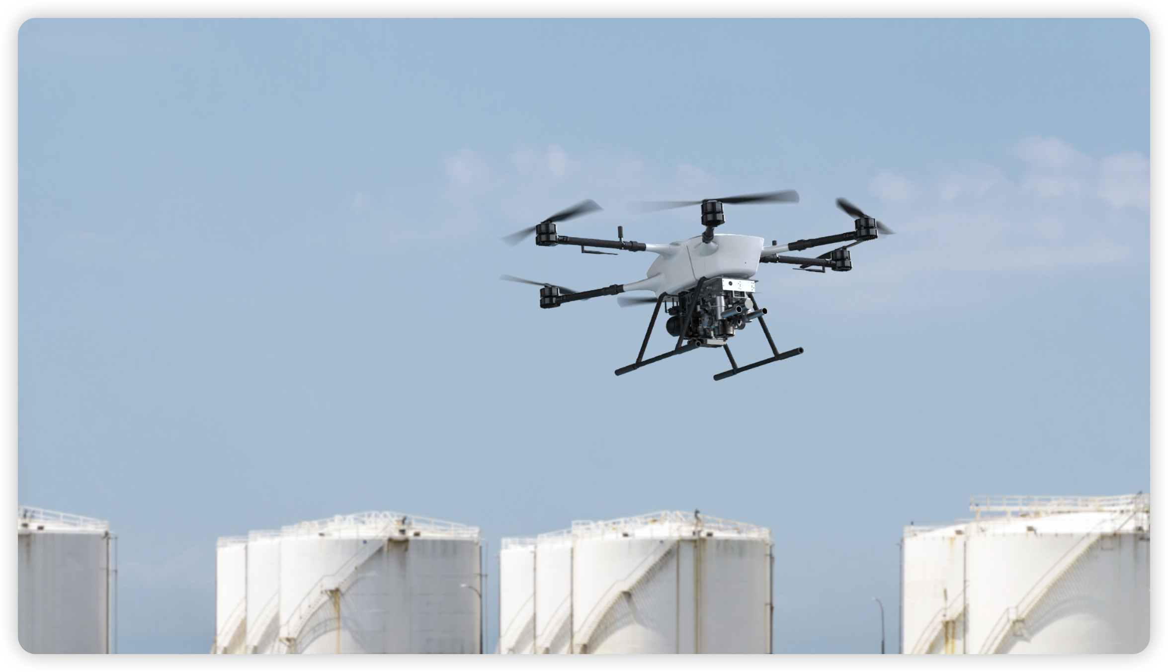 蜂巢航宇油电混动多旋翼无人机